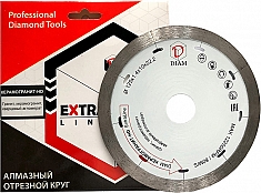 Алмазные отрезные круги Diam Extra Line 1A1R Корона Керамогранит-HD 125 мм