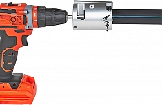 Использование устройства для снятия оксидного слоя с полиэтиленовых труб Gas Fusion УСО-160