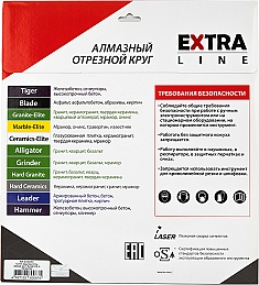 Упаковка алмазных отрезных дисков Diam Extra Line 1A1R Корона Granite-Elite 400 мм