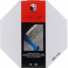 Упаковка сегментного алмазного круга Diam Pro Line 1A1RSS Гранит 350 мм